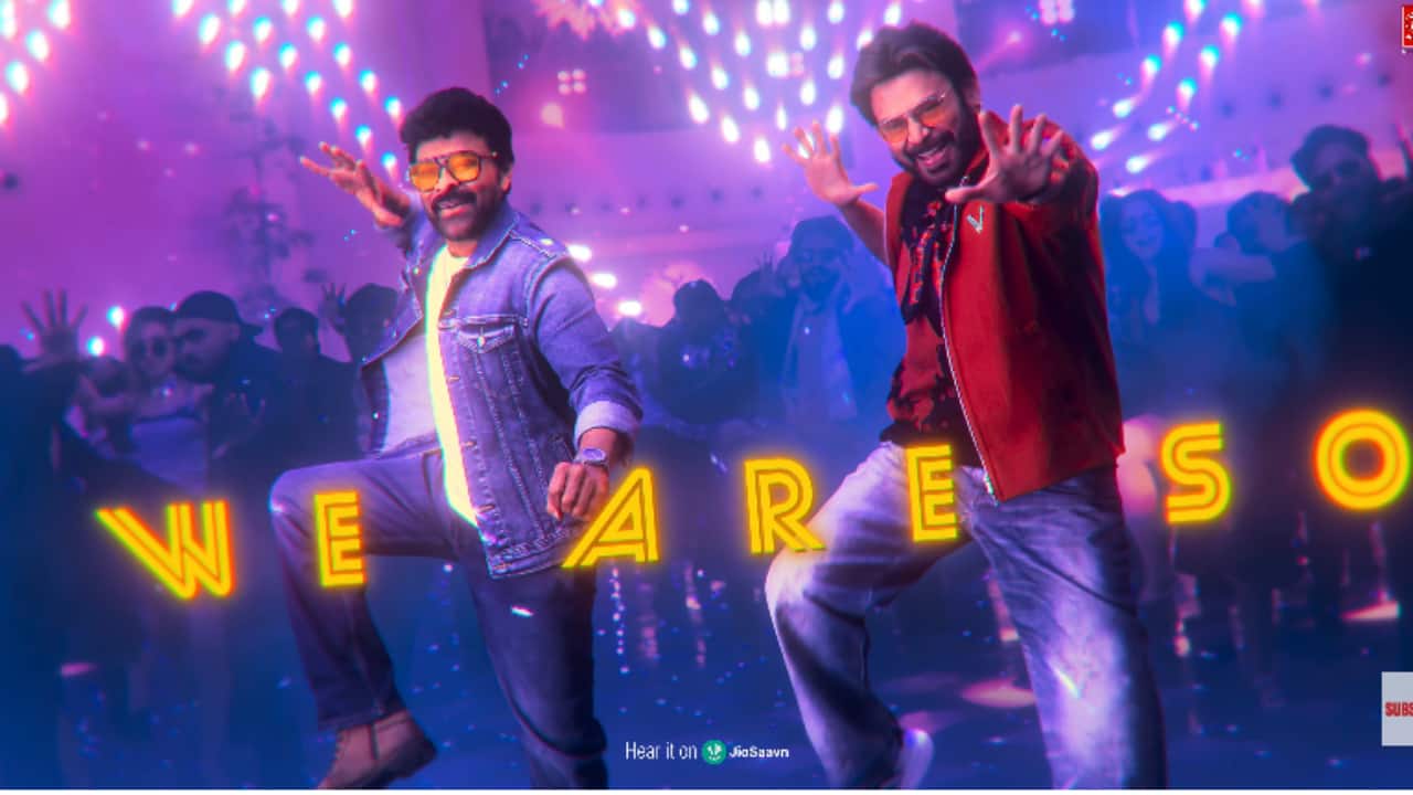 Mega Victory Mass song out: Chiranjeevi and Venkatesh light up the screen together in a full-blown celebration anthem