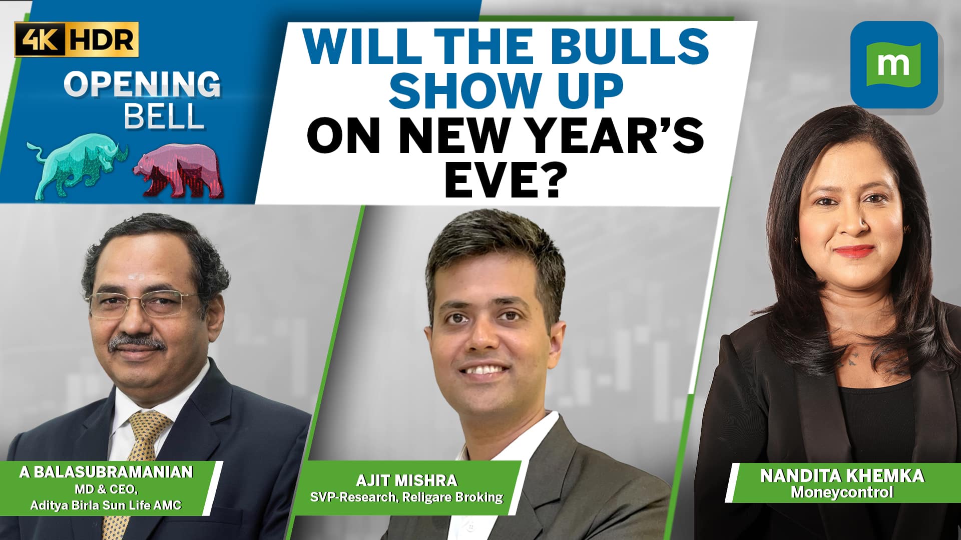 New Year Party Or Year-End Blues? Bulls In Focus| Top Stock Bets & 2026 Outlook| Opening Bell Live