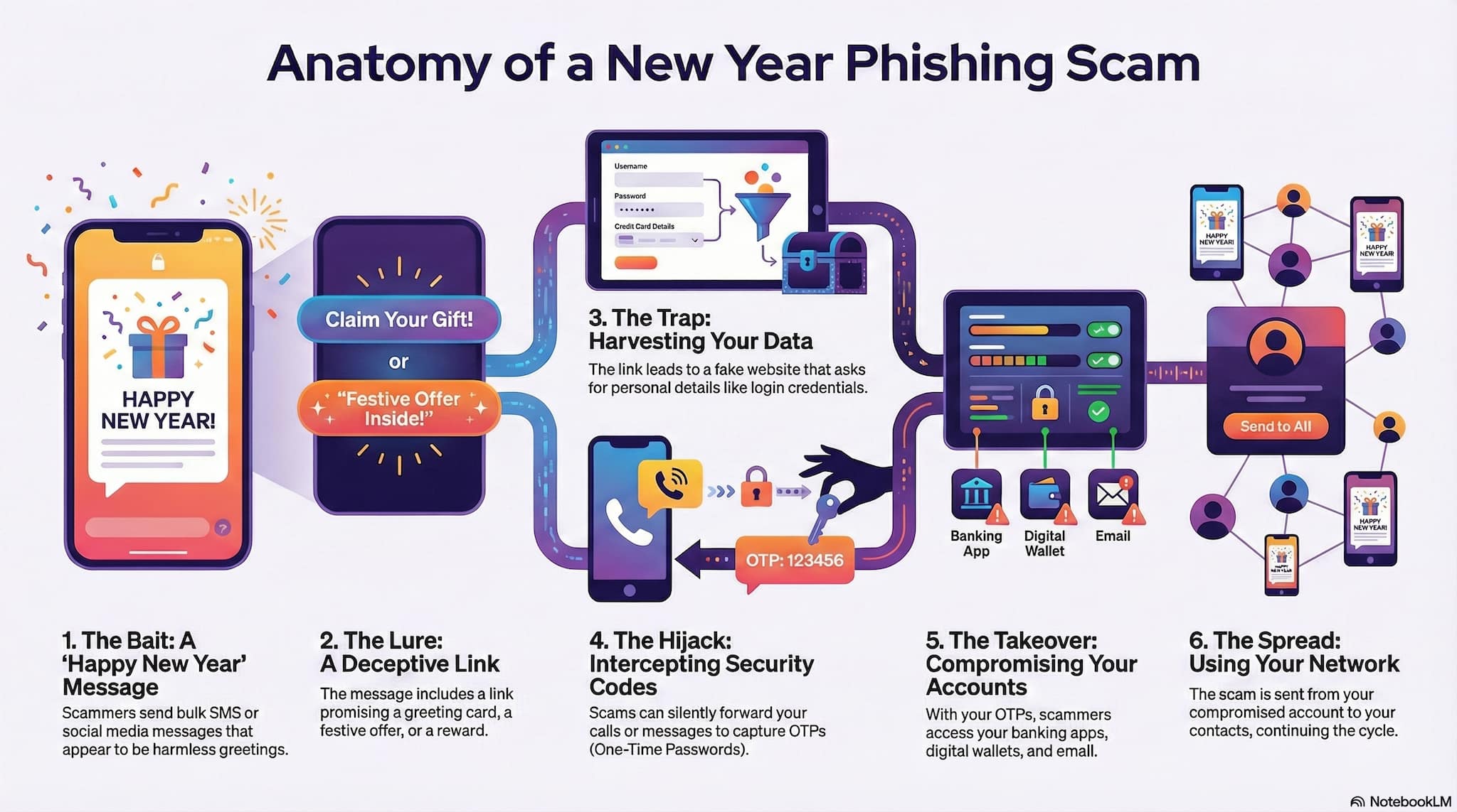 Happy New Year 2026 wish you just received can be a scam and empty your bank account: Here’s what you should know