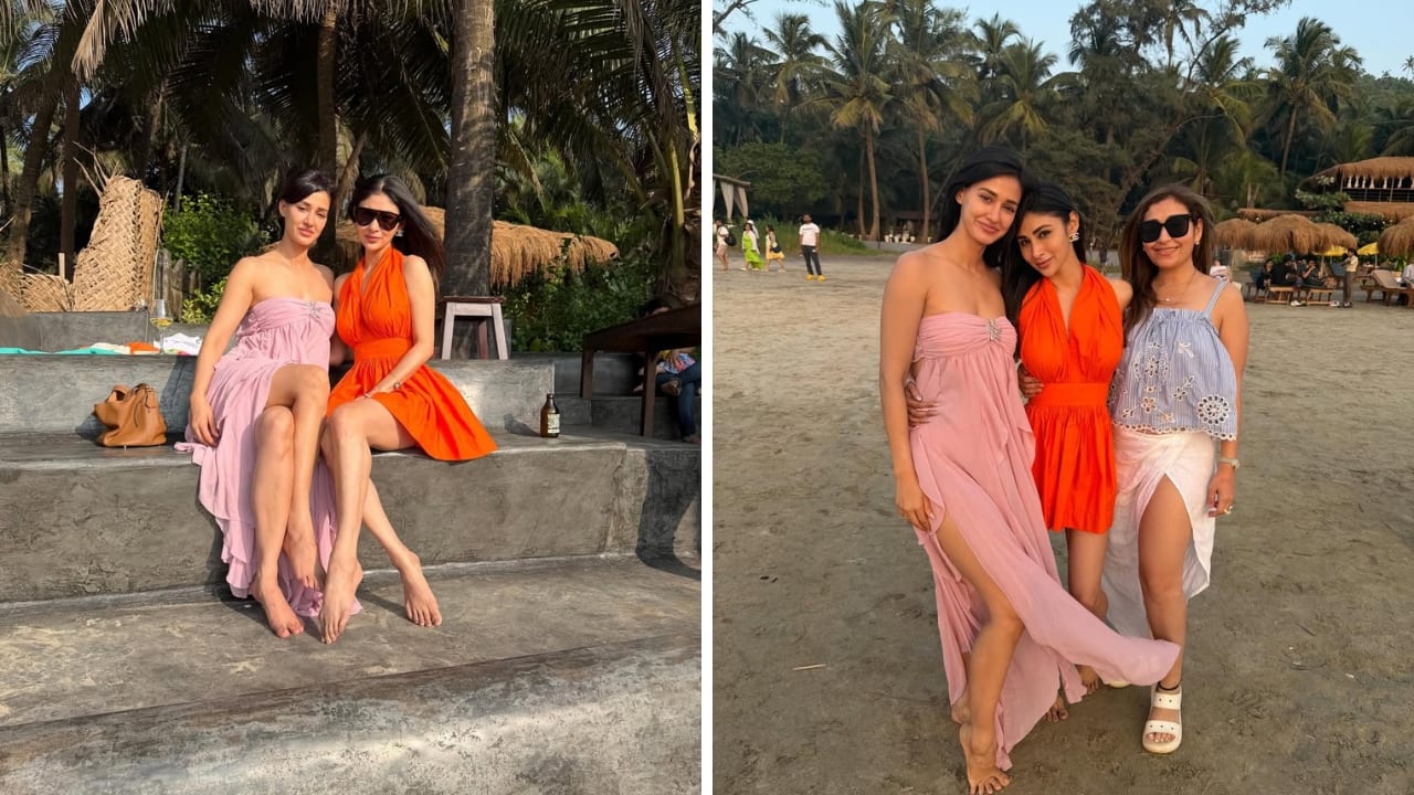 Mouni Roy and Disha Patani set BFF goals in backless dresses on Goa vacation