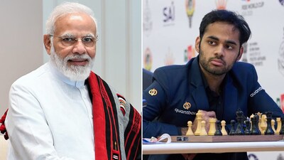 PM Modi applauds Erigaisi for winning World Blitz bronze. (Photo: X)