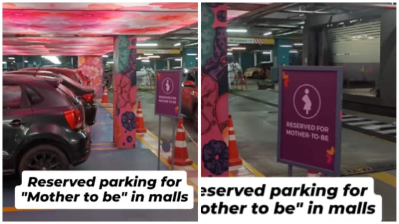 Bengaluru mall’s reserved parking for expectant mothers earns praise. Video goes viral