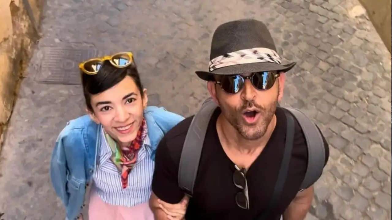 Hrithik Roshan and Saba Azad share playful year-end post, actor jokes about his ‘double thumb’