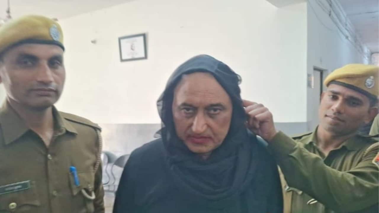 Ex-Rajasthan cop accused of rape wears burqa, lipstick to evade arrest; held in Vrindavan