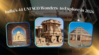 44 timeless places, one unforgettable journey — discover India’s complete UNESCO World Heritage list for 2026.