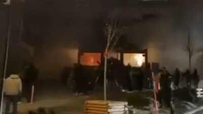 Authorities said several people were injured in the blast at a bar in the Swiss ski resort. (IMAGE: @OsiOsint1/X)
