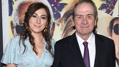 Victoria jones with father
