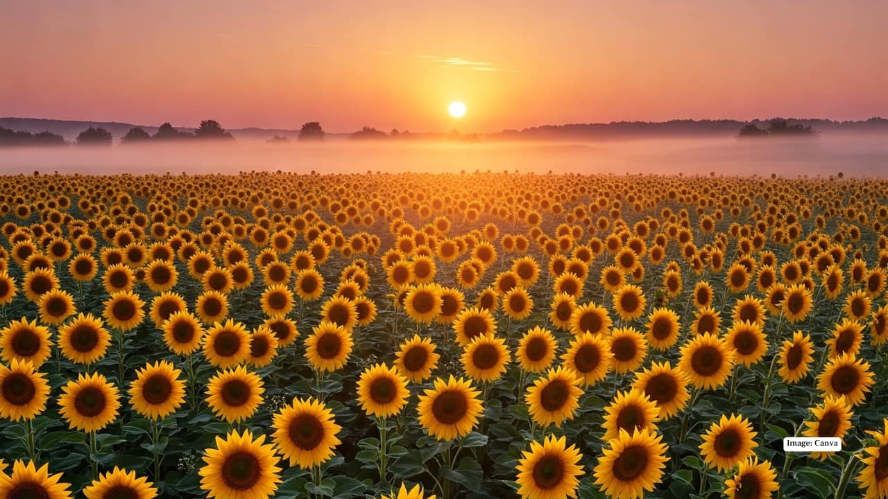 1. Sunflower fields of Urzhar, Karabuyrat, Kazakhstan Tucked away in eastern Kazakhstan, the sunflower fields near Urzhar feel like a secret the world hasn’t fully discovered yet. In summer, endless rows of golden sunflowers follow the path of the sun beneath vast, open skies. Snow-capped mountains in the distance add drama, while the absence of crowds makes the experience feel deeply personal—quiet, powerful, and almost cinematic. Best time to visit: July to August