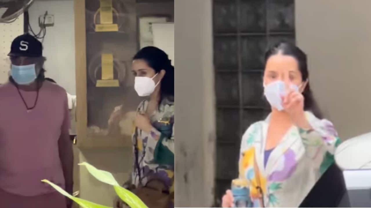 Shraddha Kapoor spotted at hospital with father Shakti Kapoor, asks paps not to record