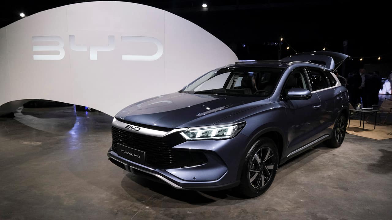 Tesla loses EV crown to BYD after second annual sales drop
