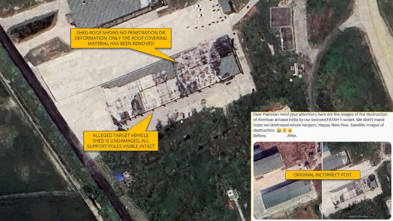 Pakistan pushes fake images to claim strikes in Amritsar during Op Sindoor, satellite visuals tell a different story