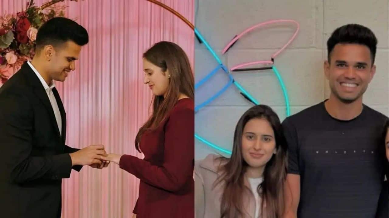 <strong>Arjun Tendulkar and Saaniya Chandhok</strong><br />Arjun Tendulkar, son of cricket legend Sachin Tendulkar, got engaged to Saaniya Chandhok in a private ceremony in 2025, with leaked photos quickly going viral. The couple, who reportedly knew each other through family connections, dated for several years before making it official. Fans are now eagerly waiting for wedding announcements, though the date remains undisclosed. Saaniya is also known to be close to Arjun’s sister, Sara Tendulkar.
