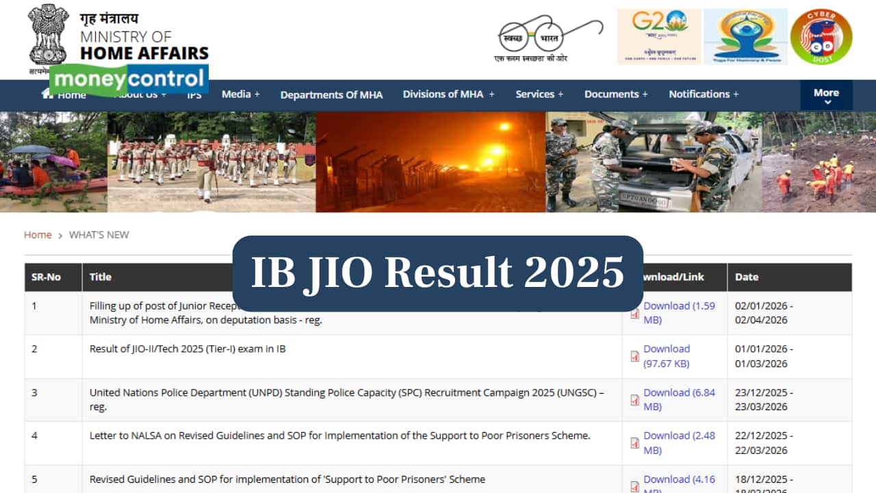 IB JIO Result 2025 Out at www.mha.gov.in, Direct Link Here