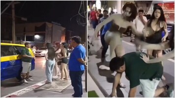 Indian man attacked by transwomen in Thailand after refusing to pay for 'service'. Video
