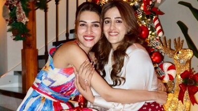 Kriti Sanon reacts to Nupur Sanon's engagement