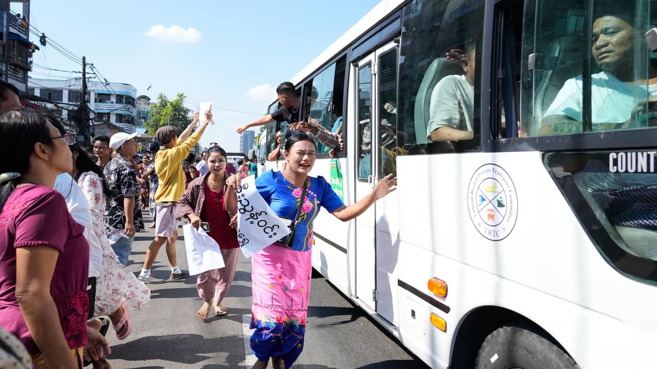 Myanmar military government frees over 6,100 prisoners on independence day, political detainees remain detained