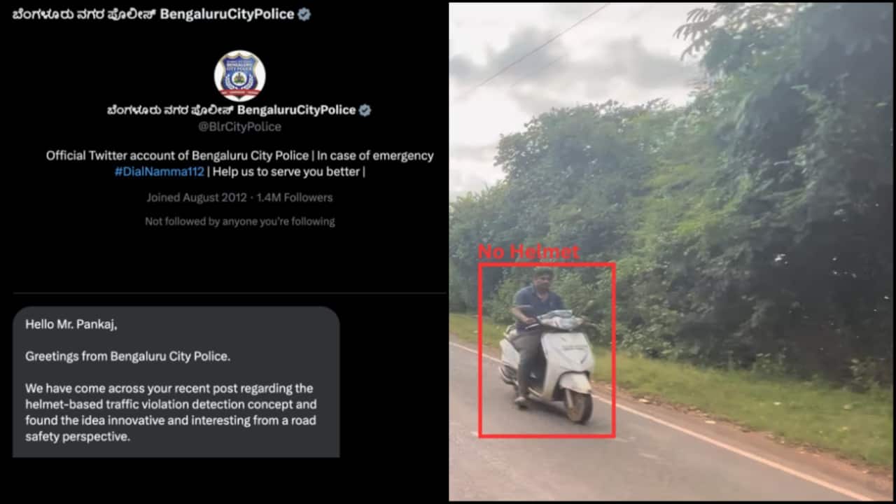 Bengaluru police DMs techie who used AI helmet to record traffic violators: 'We found the idea...'
