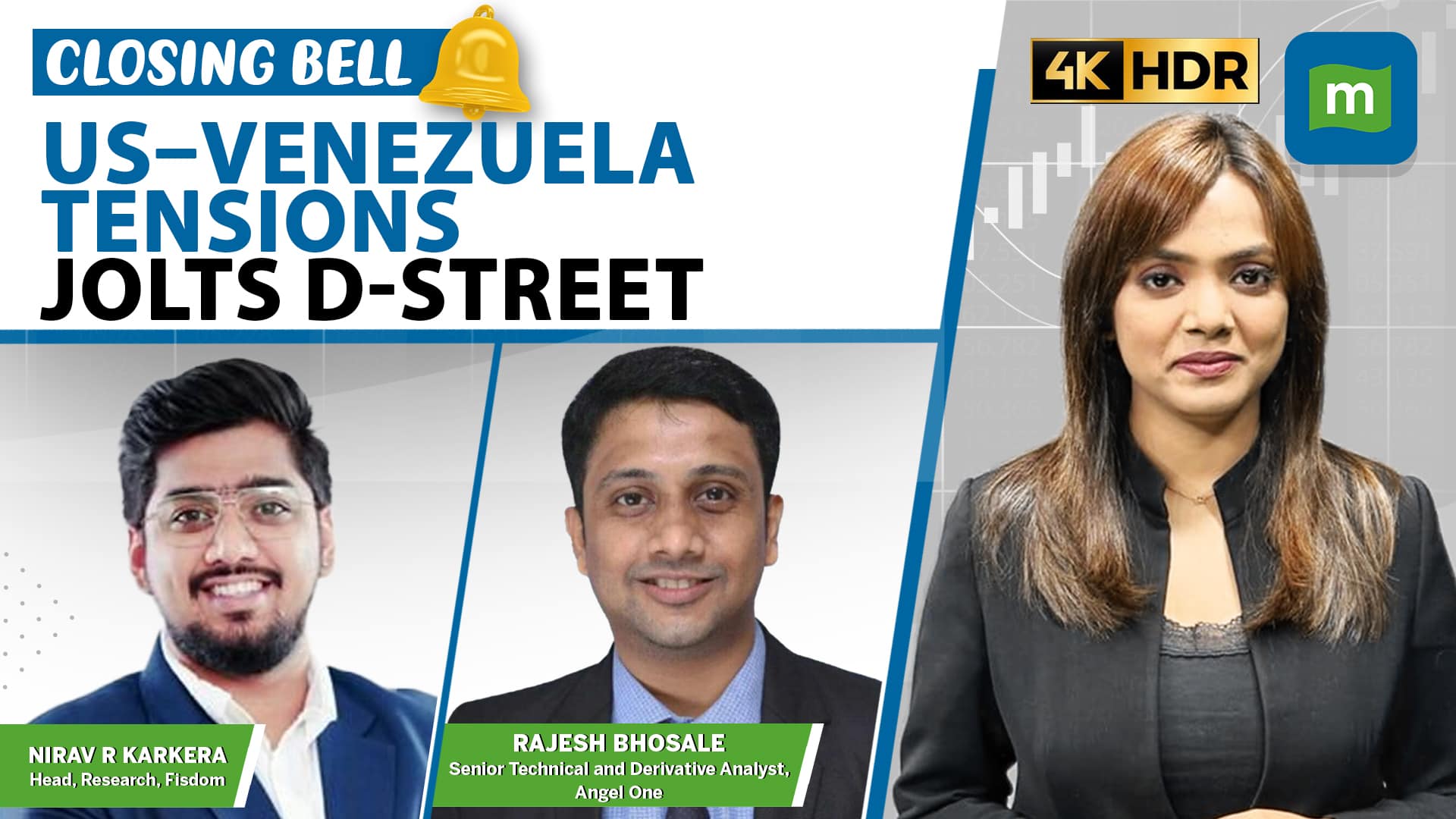 Live: Nifty snaps 3-day gaining streak, slips below 26,300 on Venezuela tensions | Closing Bell