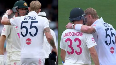 Ben Stokes bristles at Marnus Labuschagne in tense Ashes exchange. (Photo: AP)