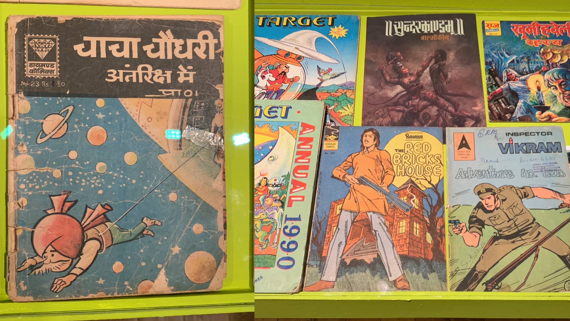 Indian comics from the 1970s and '80s reveal something of the zeitgeist of that period.