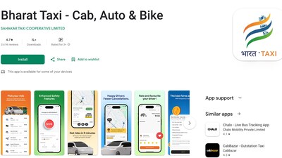 Bharat Taxi app