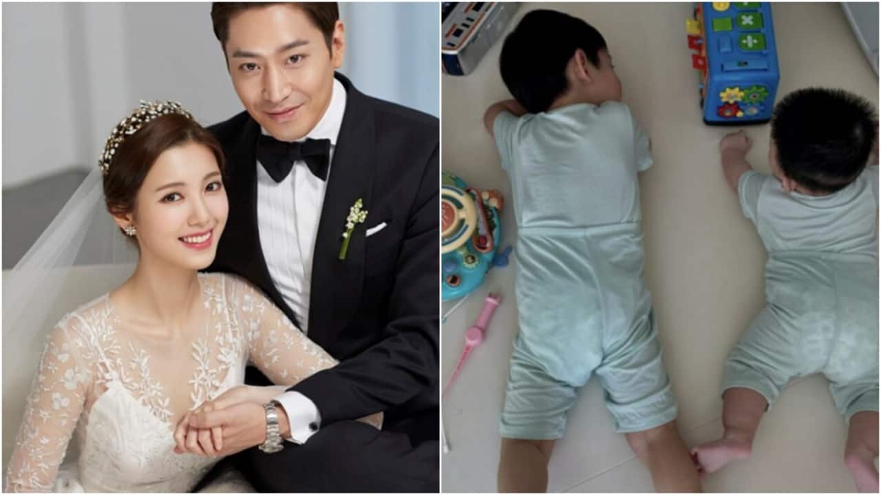 Na Hye Mi and Shinhwa’s Eric melt hearts as they finally reveal photos of their two sons