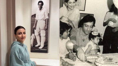 Soha Ali Khan and Saba Ali Khan pay tribute to their late father