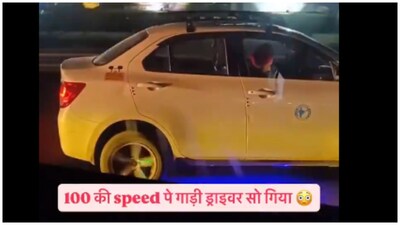 Despite the prolonged warnings, the individual inside the car appeared unresponsive for much of the recording.
