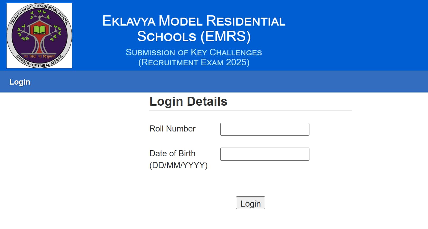 EMRS Answer Key 2025 OUT @ emrs.tribal.gov.in, download link here