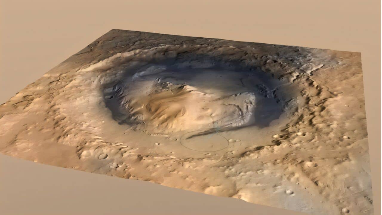 ESA shares fresh images showing Mars’s relatively recent ice age