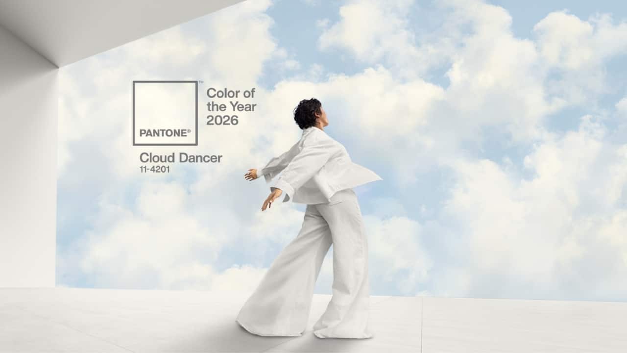 Give a calm, peaceful vibe to your room interiors with Cloud Dancer, Pantone's Colour of the Year