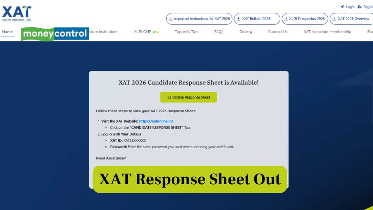XAT Response Sheet 2026 Out at xatonline.in; Check link to download here