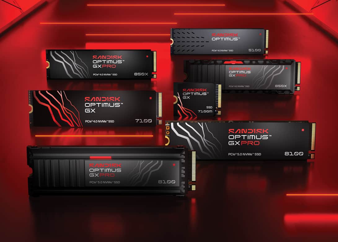 Sandisk unveils Sandisk Optimus SSD brand at CES 2026, rebrands WD_BLACK and WD Blue NVMe portfolio