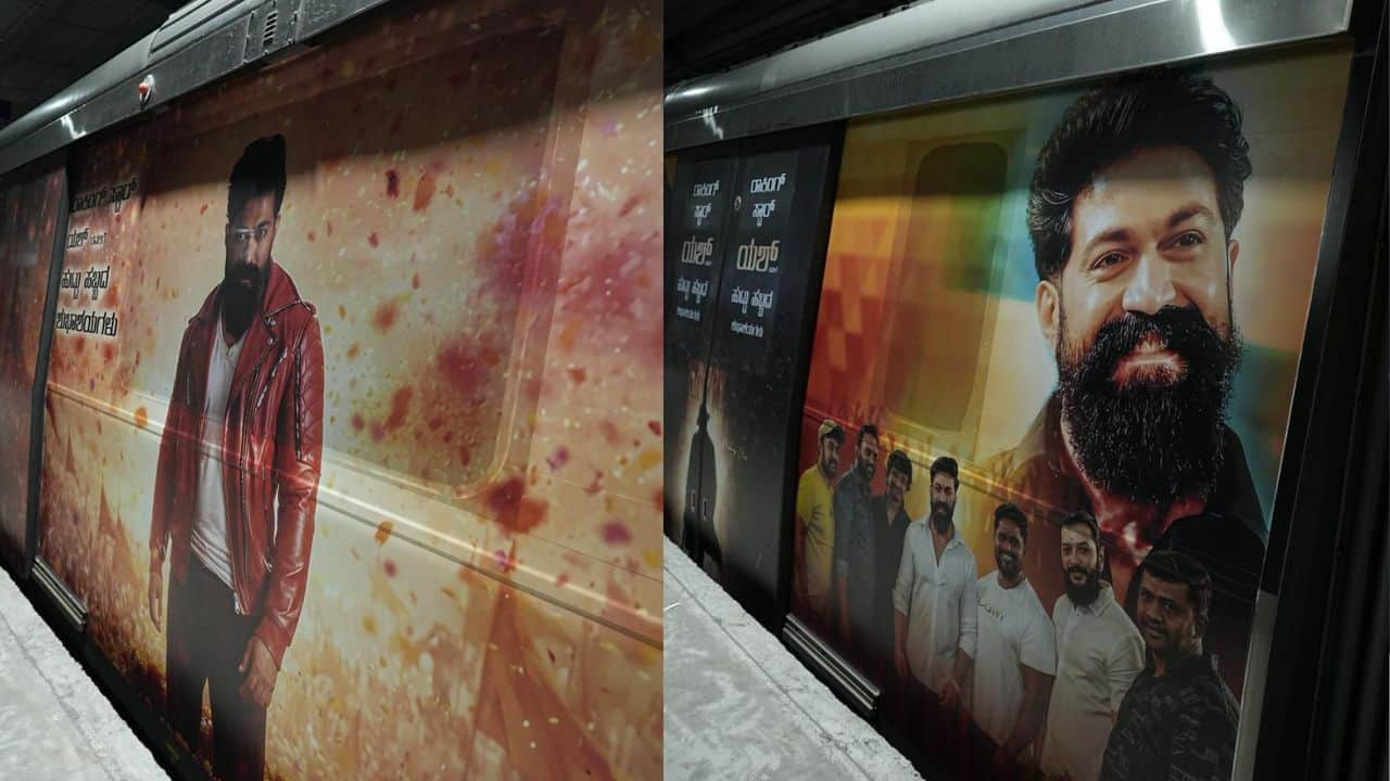 Bengaluru Metro turns tribute train as fans honour Toxic star Yash ahead of his birthday