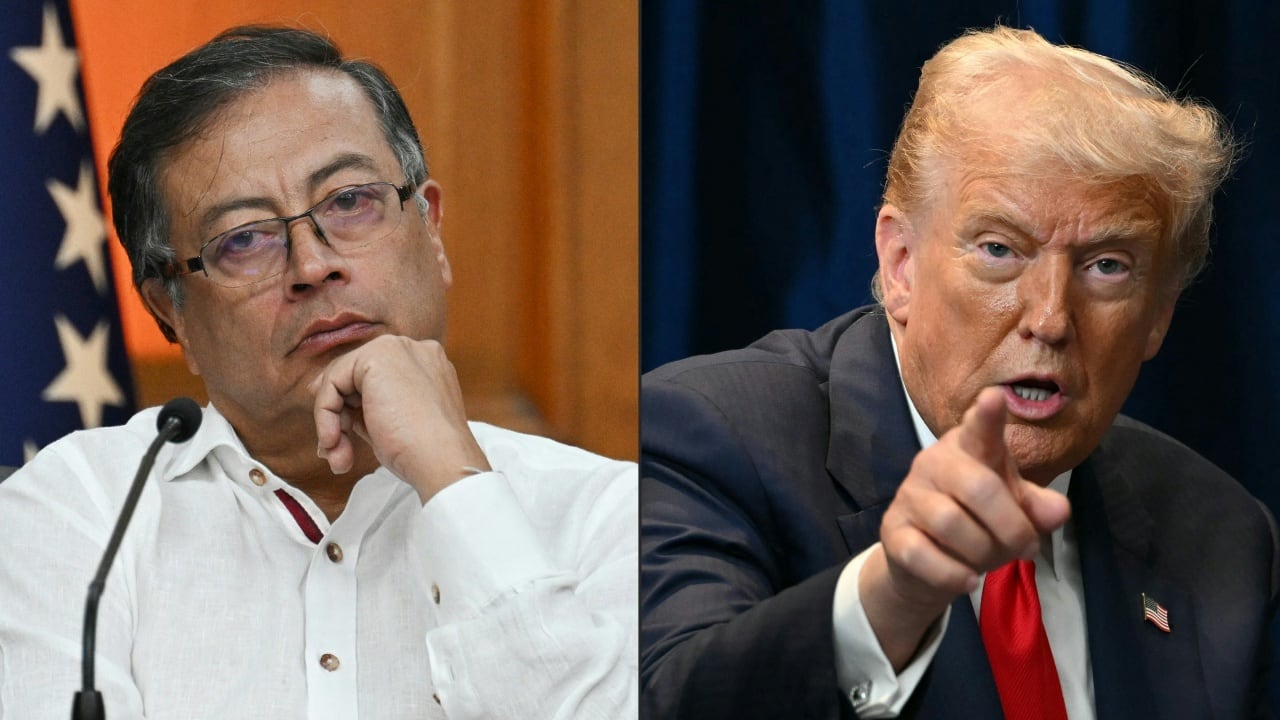 'Come get me, I'm waiting for you': Colombian President throws down challenge to Trump the same way Maduro did