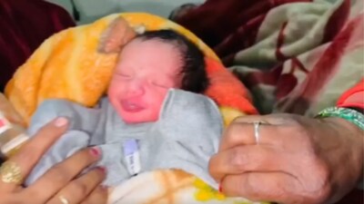 It was a high risk delivery but both mother and child are doing fine, said Dr Narveer Sheoran of the Ojas Hospital and Maternity Home in Jind district's Uchana town.