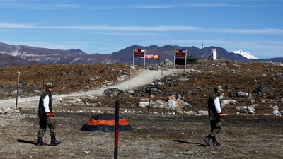 Indian army soldiers walk along the line of control at the Indo-China border in Bumla at an altitude of 15,700 feet (4,700 meters) above sea level in Arunachal Pradesh, India, Oct. 21, 2012. (File image used for representation)