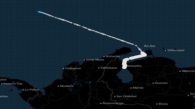 Chevron-chartered ship Ionic Anassa was the first of 11 tankers the oil major is set to load this month, according to preliminary data.