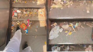 Delhi’s Anand Vihar bus interchange turns into a garbage dump. Video sparks outrage over civic sense
