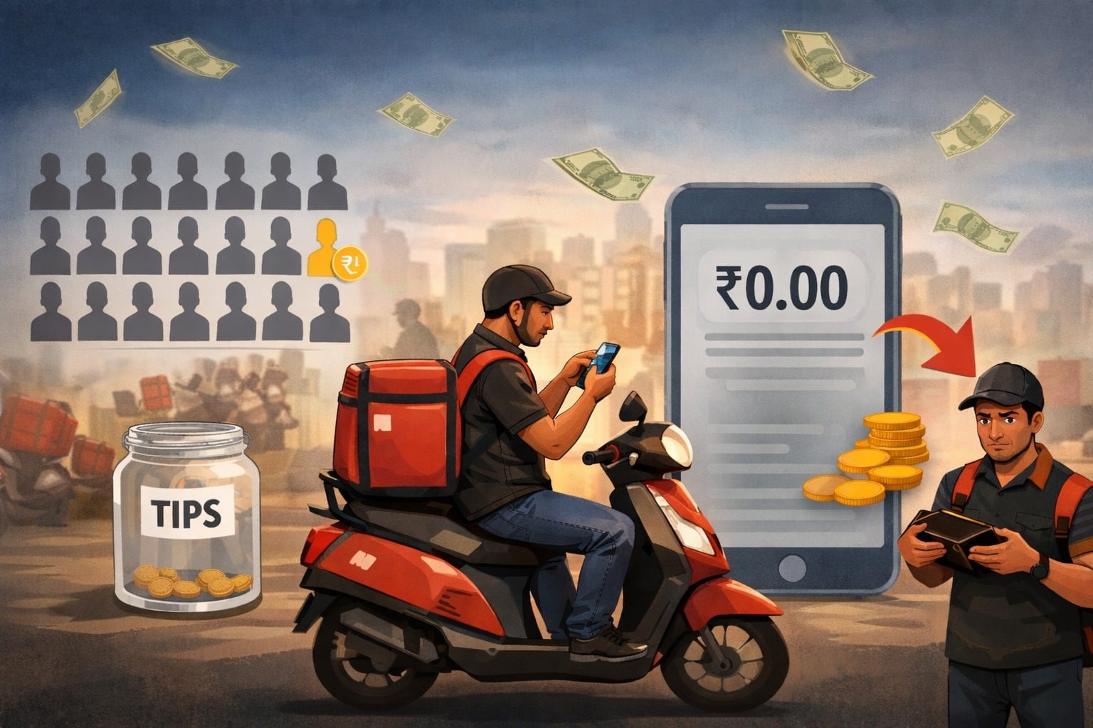 Only 1 in 25 users tip delivery partners on Zomato and Swiggy