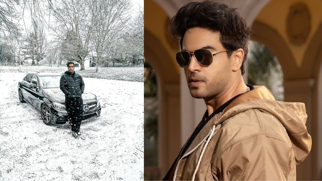 Gaurav Khanna has a special message for Rajiv Adatia as he gives a glimpse of snow-capped landscapes from London