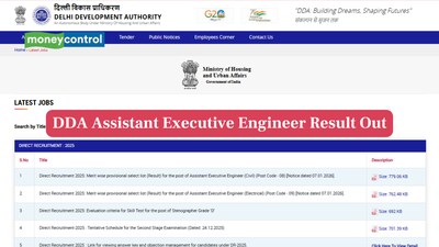 DDA Assistant Executive Engineer Result Out at dda.gov.in; Direct Link Here