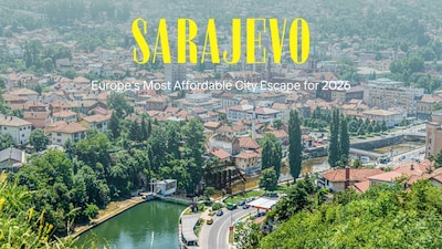 Sarajevo, Bosnia and Herzegovina, has been named the cheapest city in Europe for 2026 — offering rich history, soulful food, and beautiful streets at budget-friendly prices.