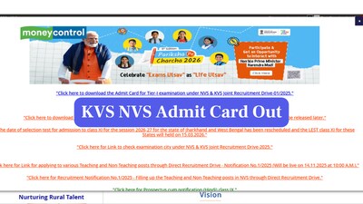 KVS NVS एडमिट कार्ड 2026 जारी! 15,762 पदों के लिए टियर 1 हॉल टिकट अभी डाउनलोड करें.