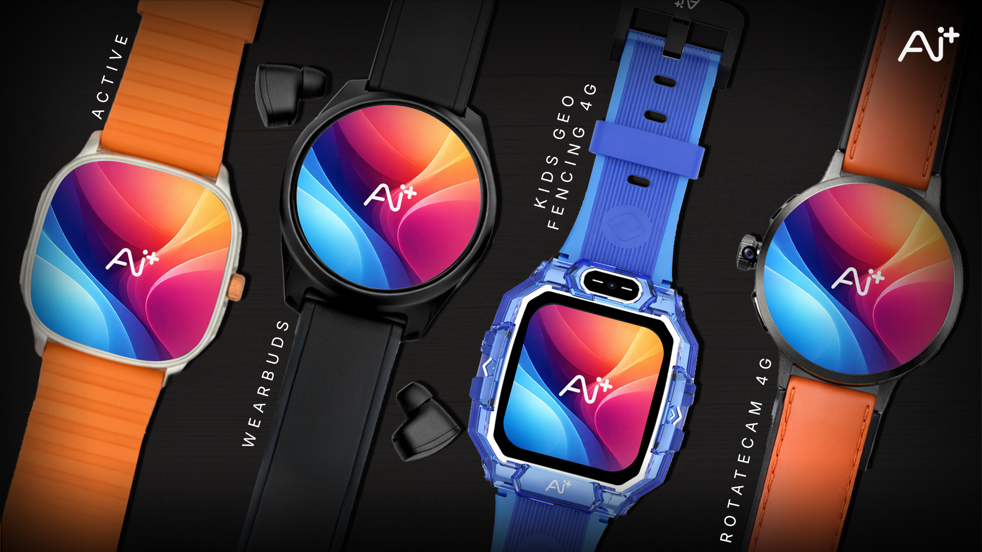 Ai+ launches NovaWatch lineup with a rotating camera and earbuds built inside a watch