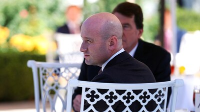 White House Deputy Chief of Staff Stephen Miller listens as US President Donald Trump delivers remarks during a luncheon in the Rose Garden of the White House on October 21, 2025 in Washington, DC. (AFP - File Photo)