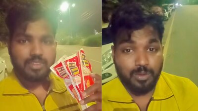 Blinkit rider refuses late night rat poison delivery in Tamil Nadu. (Image: dilli_rider_/Instagram)
