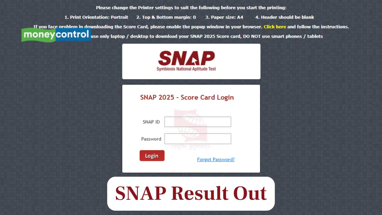 SNAP Result 2025 Out at snaptest.org, Direct Link to Download Scorecard Here