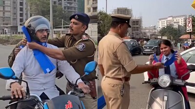 Surat police begin safety drive ahead of Makar Sankranti. (Image: suratcitytrafficpolice/Instagram)