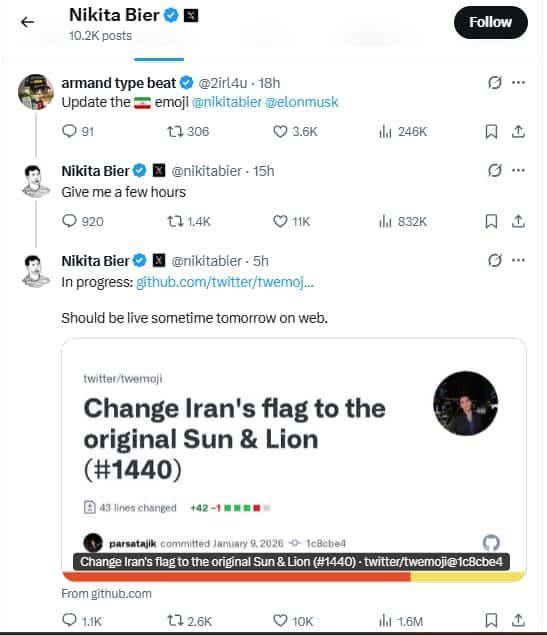x iran
